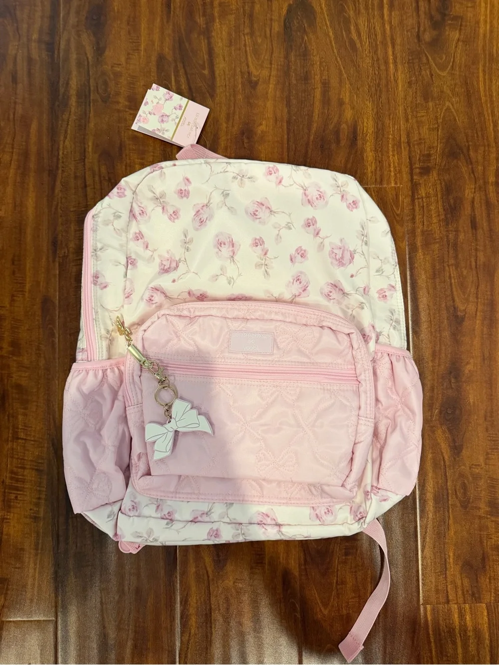 LoveShackFancy x Target │ Yoobi Ribbon Rosa Backpack
